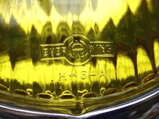 当時物 エバーウィング製 ちょんまげ付き 丸型 ヘッドライト 旧車 フォグランプ 昭和 ビンテージ ホットロッド ハーレー チョッパー アリスの画像2