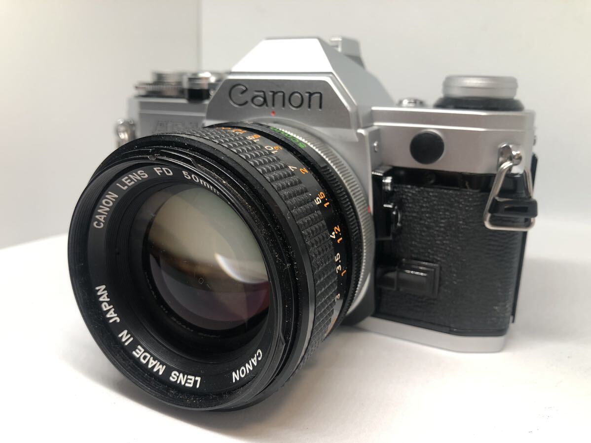 CANON キャノン AE-1 フィルムカメラ FD 50mm 1:1.4 S.S.C. レンズセット_画像2