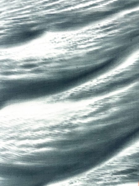 [ подлинный произведение ] Aoki свет . произведение [ asahi день тихий волна ] шелк книга@ ландшафт map японская живопись картина Япония изобразительное искусство настенный свиток вместе коробка H032505