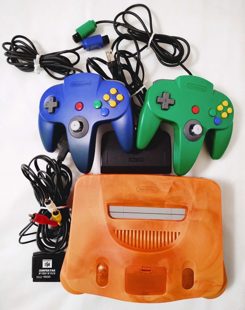 NINTENDO64 本体 クリアオレンジ ダイエー 動作確認済み(ニンテンドー コントローラー 