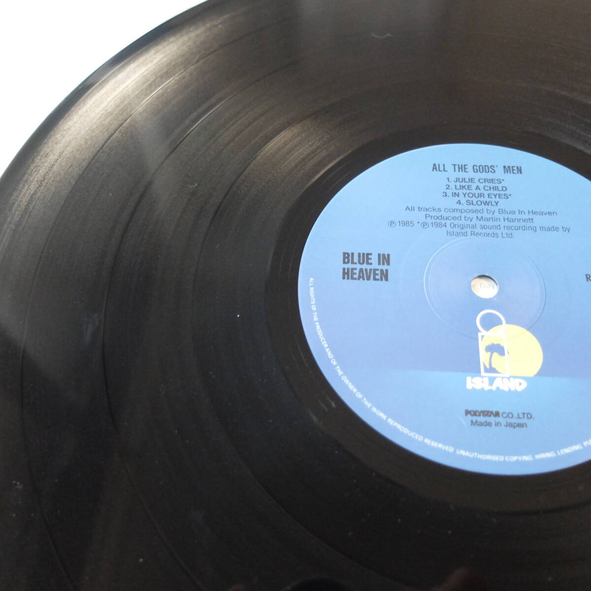 （Pa-213） 【LP レコード】 ブルー・イン・ヘヴン Blue in Heaven　ビッグ・ビート 帯付_画像10