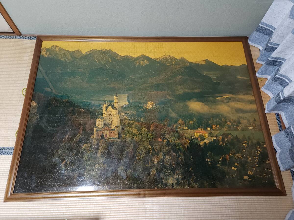 完成品　ノイシュバンシュタイン城　6000ピース　ジグソーパズル　Neuschwanstein Castle　jigsaw puzzle　ドイツ　城　6000piece