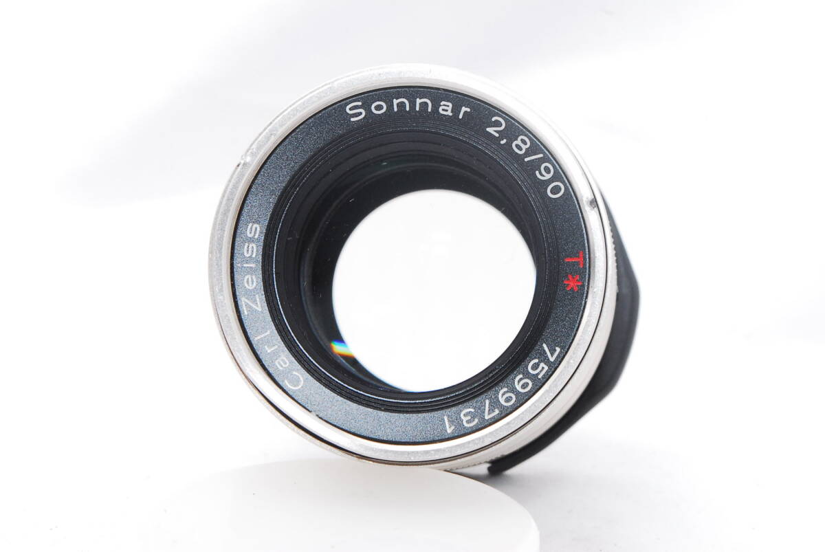 【超美品】Carl Zeiss Sonnar 90mm F2.8 T* コンタックス Contax 用 中望遠単焦点 G1/G2用レンズ Gマウント（通電未確認）#7579_画像8