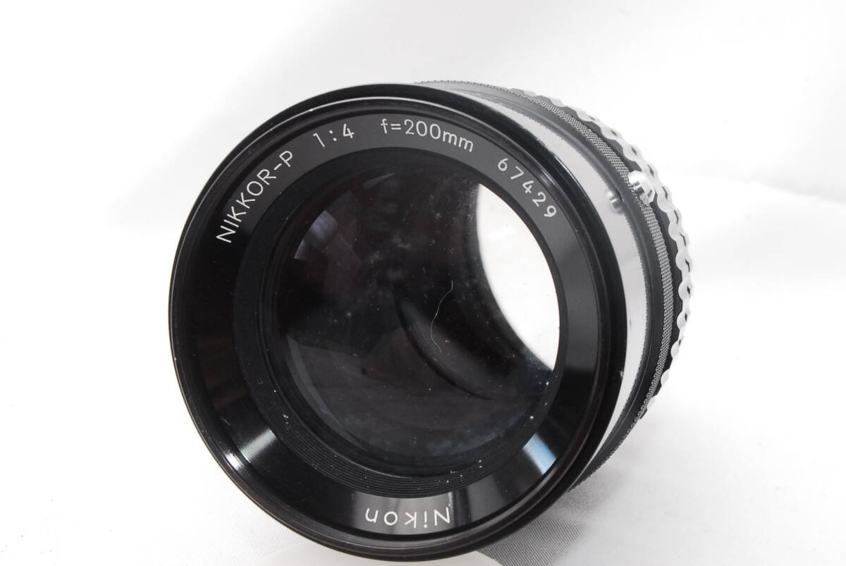 【動作品／やや難】ブロニカ（Zenza Bronica）中判カメラ用 Nikon ニコン Nikkor-P 200mm F4 レンズ（カビあり品）#7582_画像2