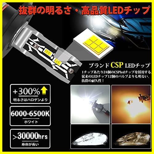 【最後の１つ！】 ★H4★ lo切替 CSPチップ搭載 hi 新基準車検対応 LED LEDヘッドライト バルブ H4 ホワイト Briteye(まぶしい)_画像2