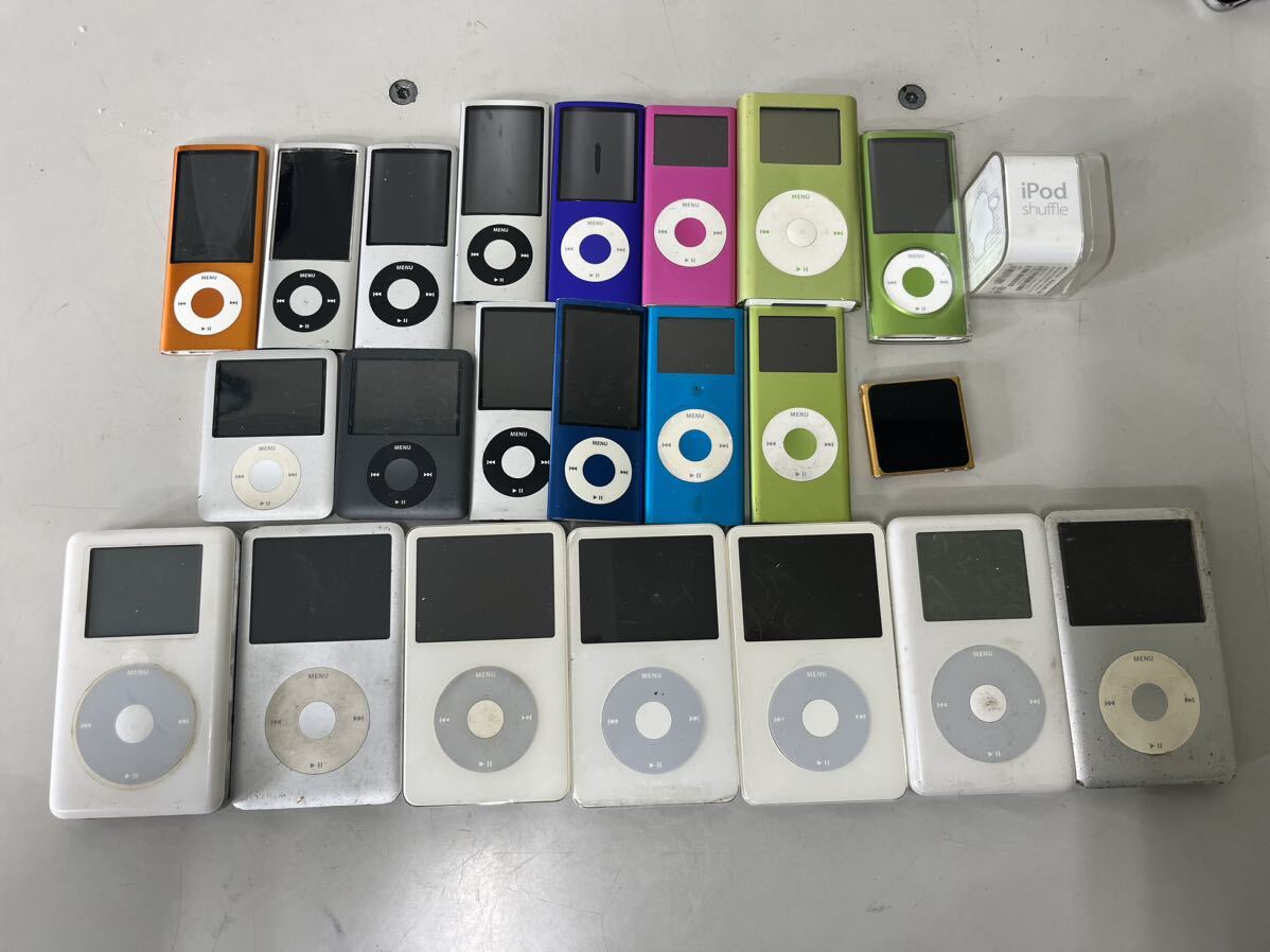 F467 Apple アップル iPod nano classic 23台まとめ売り　_画像1