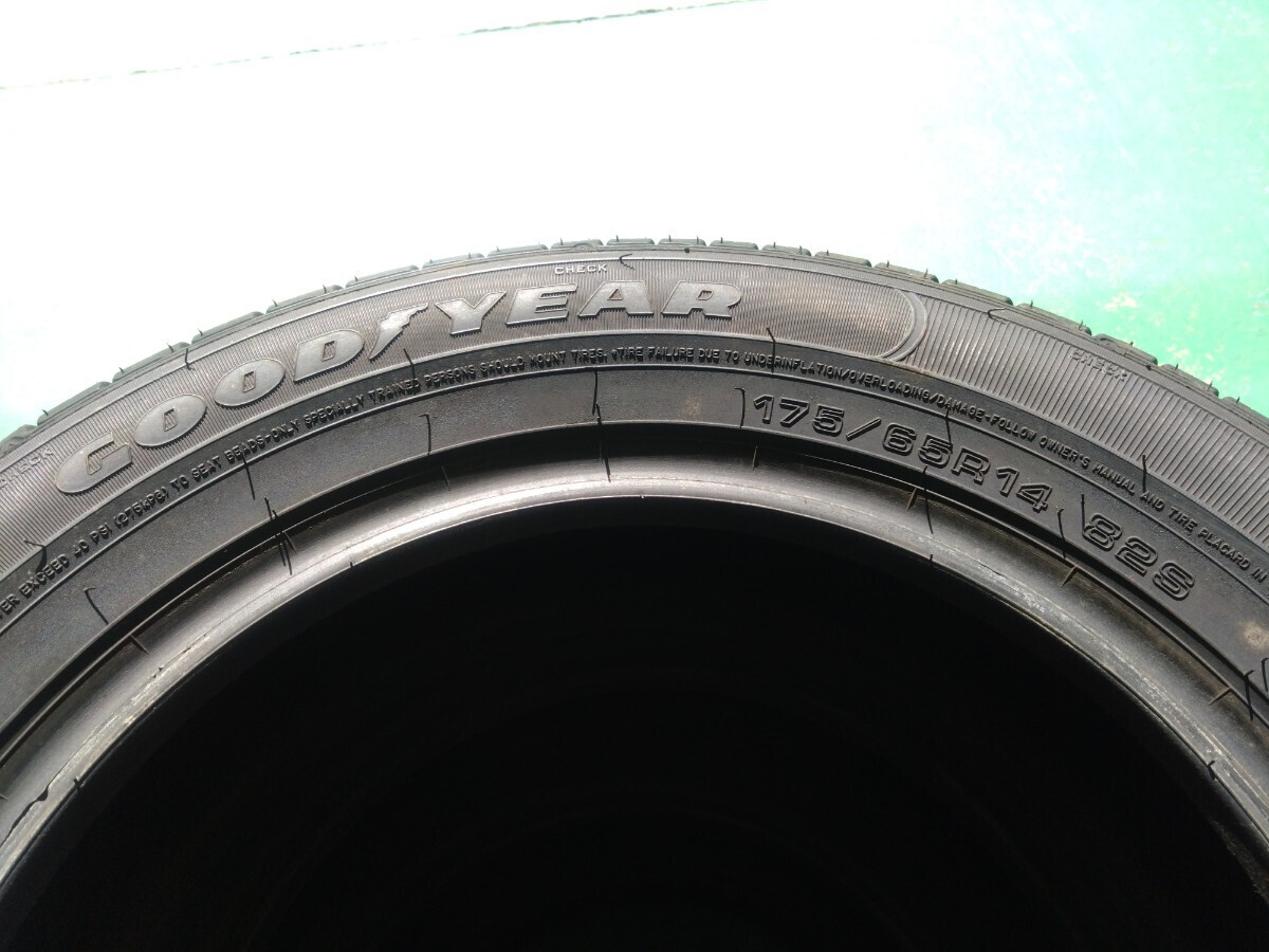 GOOD YEAR　GT-Eco Stage　175/65R14　18年製 　4本セット　中古タイヤ　ヴィッツ　フィット　キューブ　デミオ　コルト　コンパクトカー_画像2