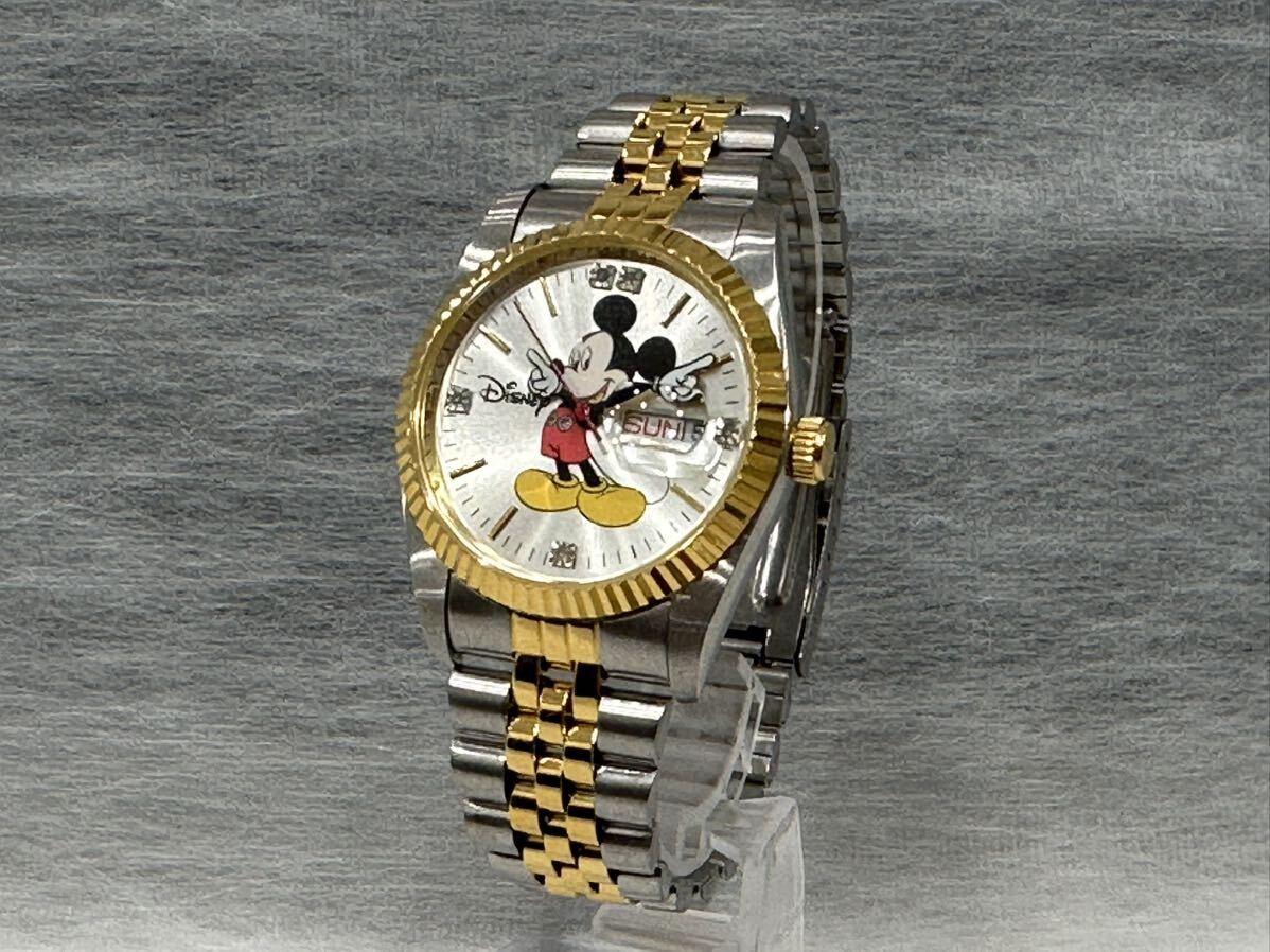 * Disney Disney Mickey Mouse мужские наручные часы Date QZ кварц 0226/1000 ограничение 1000шт.@ неподвижный товар *