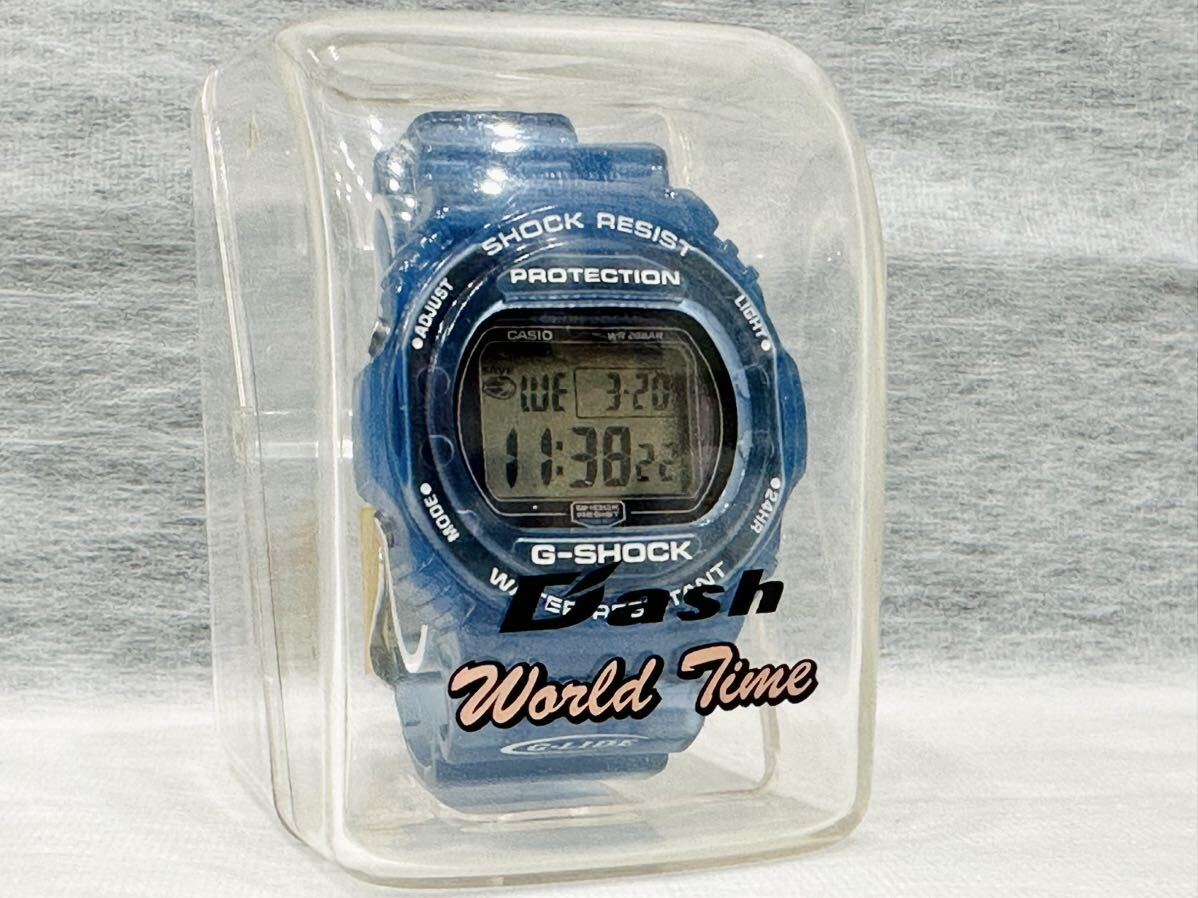 ◇CASIO カシオ G-SHOCK Gショック 腕時計クリアブルー スケルトン スティング GL-240 稼働品◇の画像7
