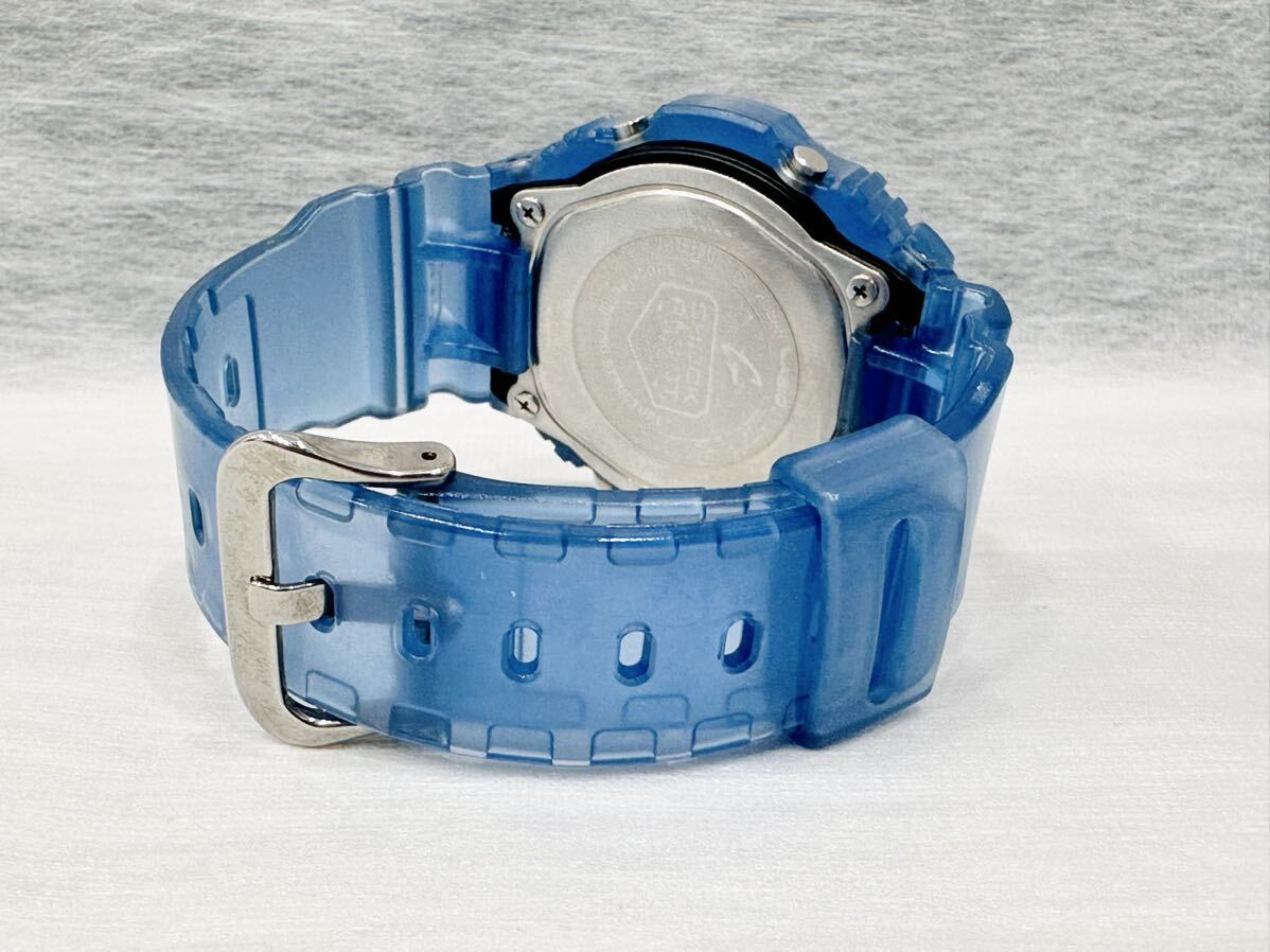 ◇CASIO カシオ G-SHOCK Gショック 腕時計クリアブルー スケルトン スティング GL-240 稼働品◇の画像4