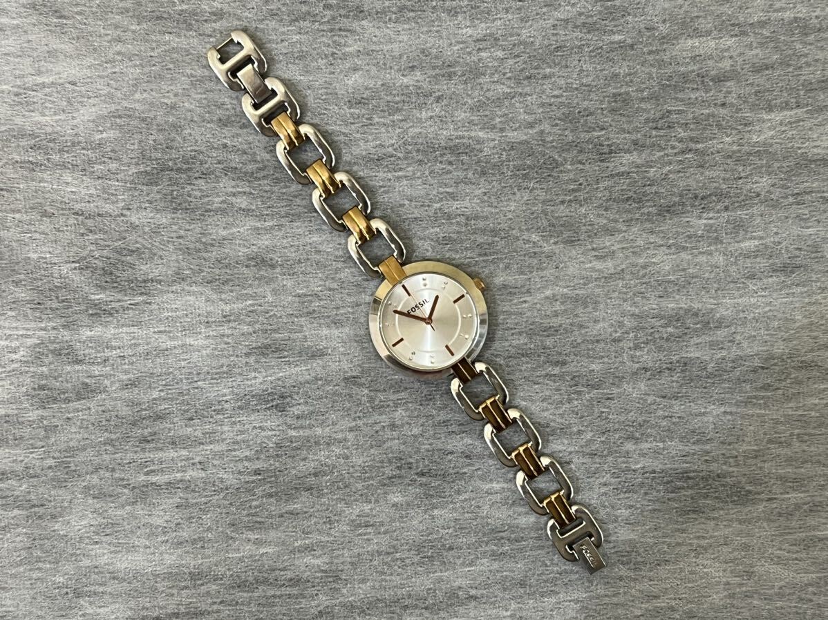 ◆【FOSSIL】フォッシル 3針 レディース腕時計 クォーツ 稼働品 BQ3341 ◆_画像3