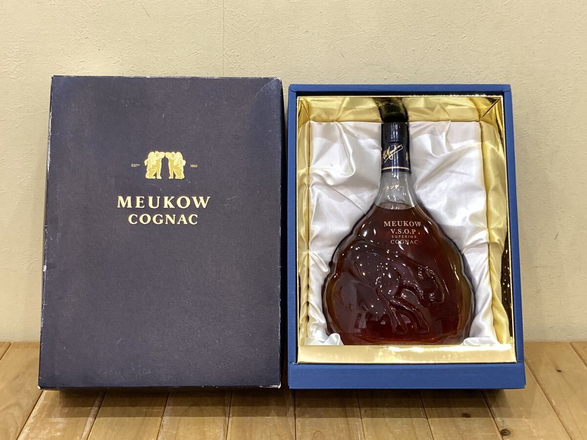 ◆【未開栓】ミュコー VSOP クリアパンサー ブランデー コニャック MEUKOW V.S.O.P 700ml 40％　箱付き 保管品◆_画像1