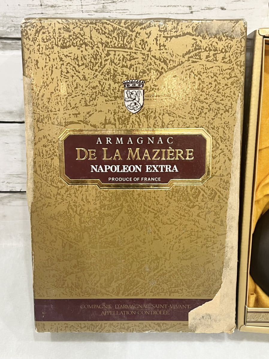 ◯【未開栓】アルマニャック ブランデー ラ・マジェール ナポレオン・エクストラ 700ml 40% 替え栓 箱付き 保管品◯の画像2