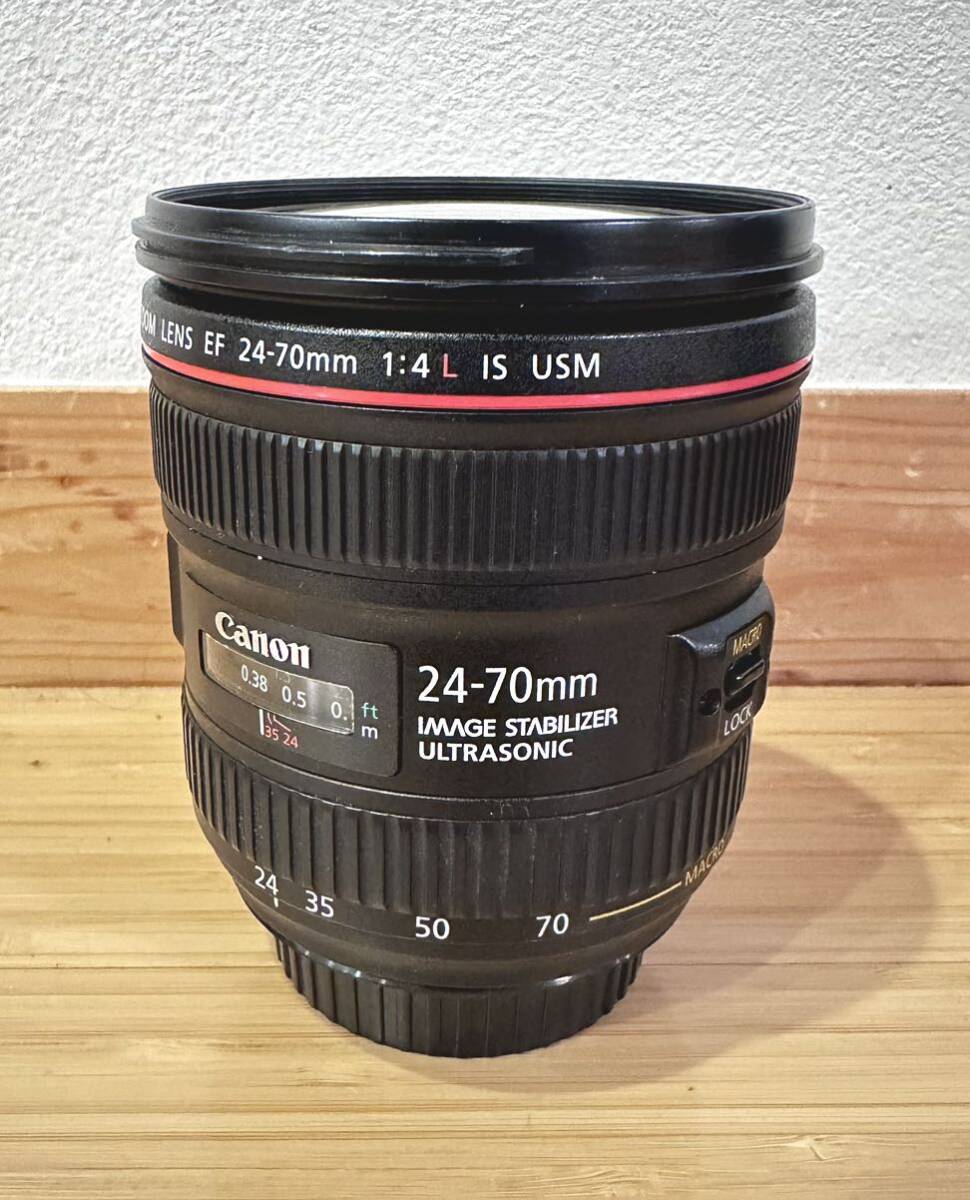 【超美品】Canon EF 24-70mm/F4 L IS USM キャノン Ｌ レンズ_画像1