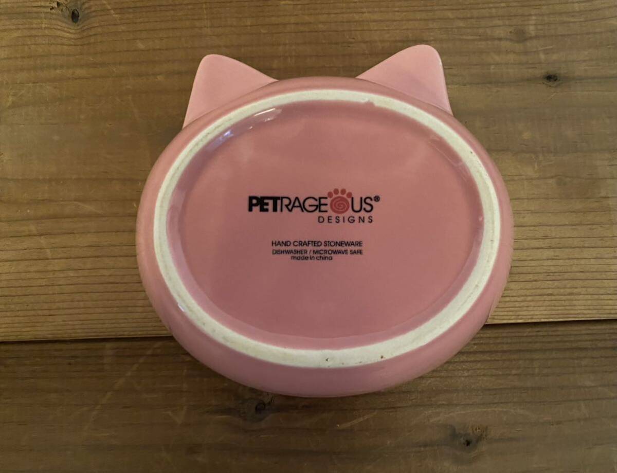 [ free shipping ] ceramics tableware 2 pieces set *petiopetio cat type ..