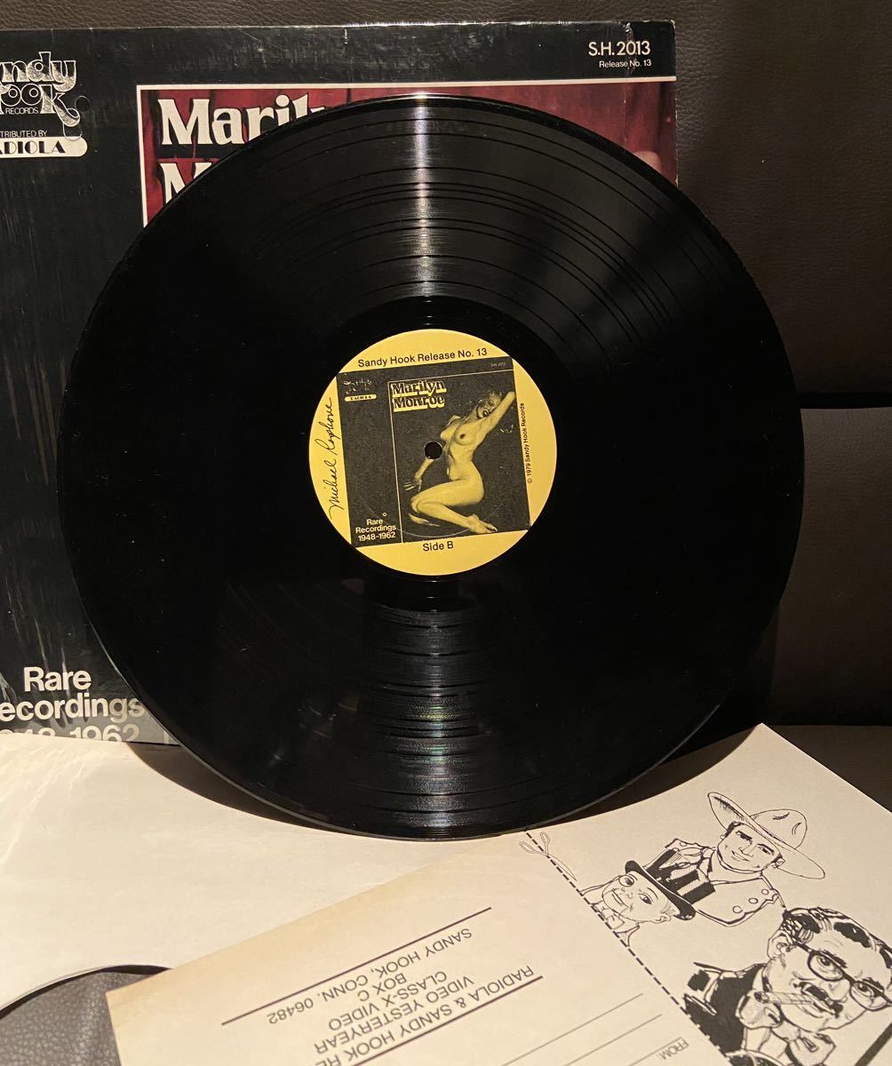 マリリン・モンロー Marilyn Monroe「Rare Recordings 1948-1962」1979年発売レコード_画像5