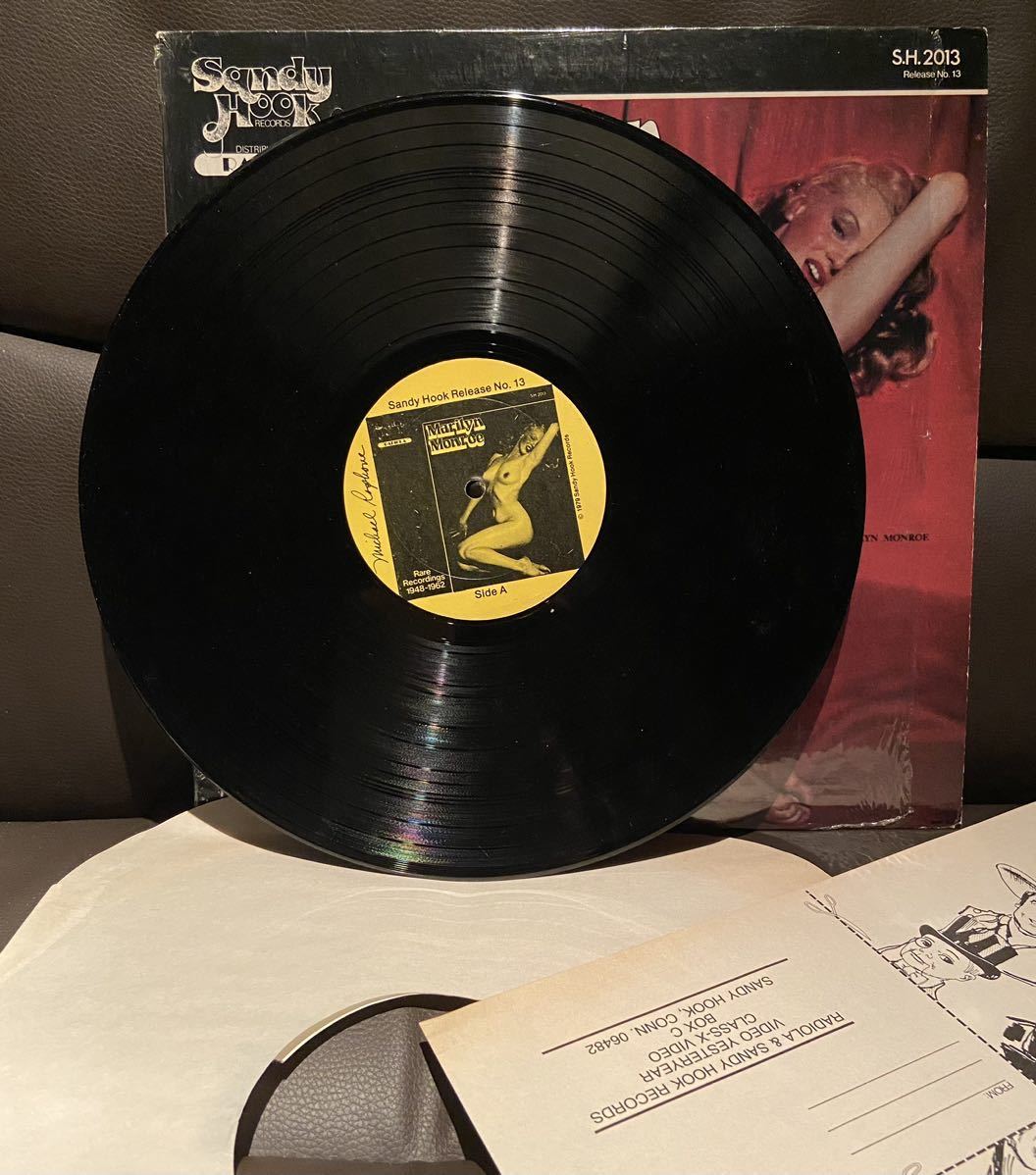 マリリン・モンロー Marilyn Monroe「Rare Recordings 1948-1962」1979年発売レコード_画像4