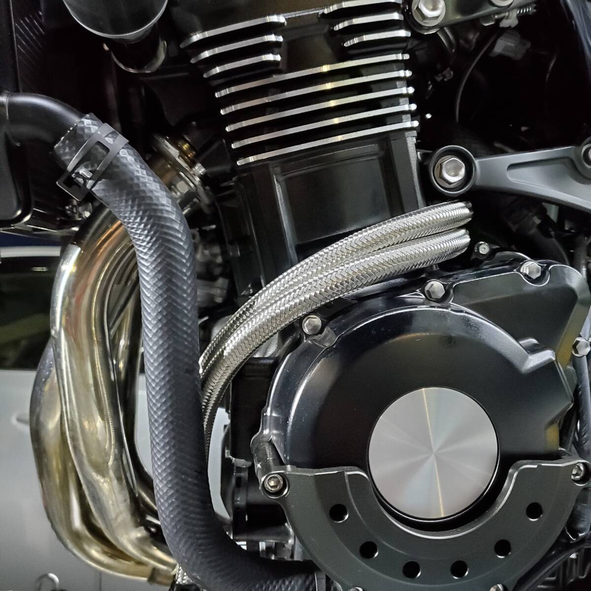 Yahoo!オークション - Z900RSオイルクーラーキット サイドターン Yahoo!オークション - Z900RSオイルクーラーキット サイドターン