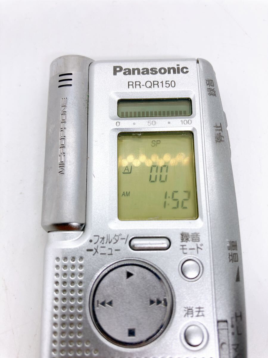 Panasonic パナソニック RR-QR150 ICレコーダー ボイスレコーダー b6c26cy18_画像2