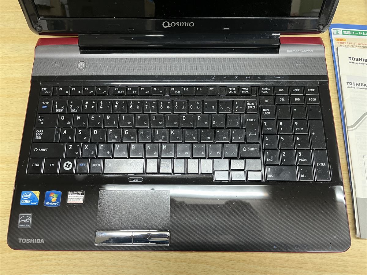 東芝 dynabook Qosmio V65/86L i3 4G HDD500G オフィス2007【USED】_画像5