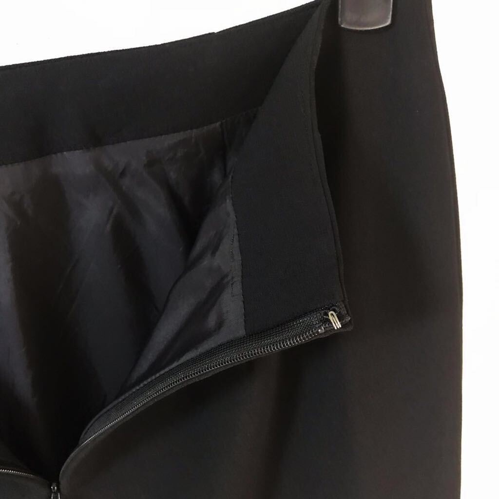 アナイ　春夏ジャケット（36）・スカート（38）セットアップスーツ ブラック ※2013年頃の新品購入品　生地も縫製も優れた美品です_画像6