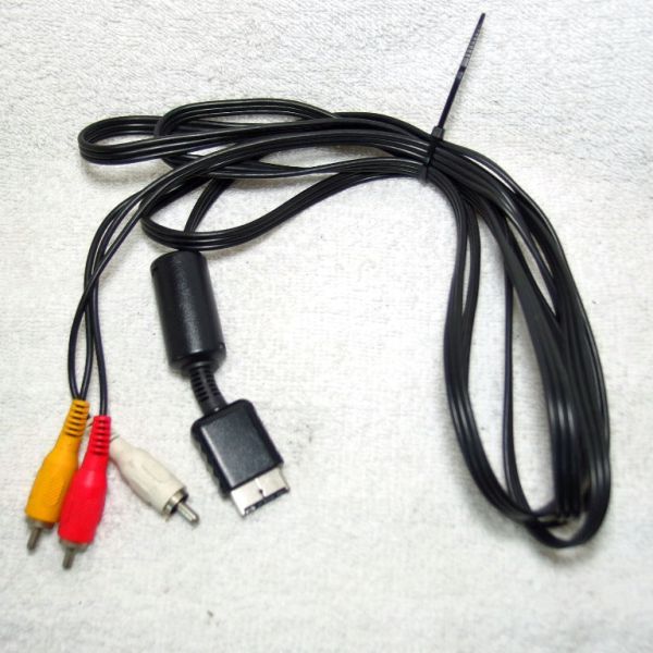 SONY original raw PlayStation PS/PS2/PS3 for AV cable Composite ( used operation goods )