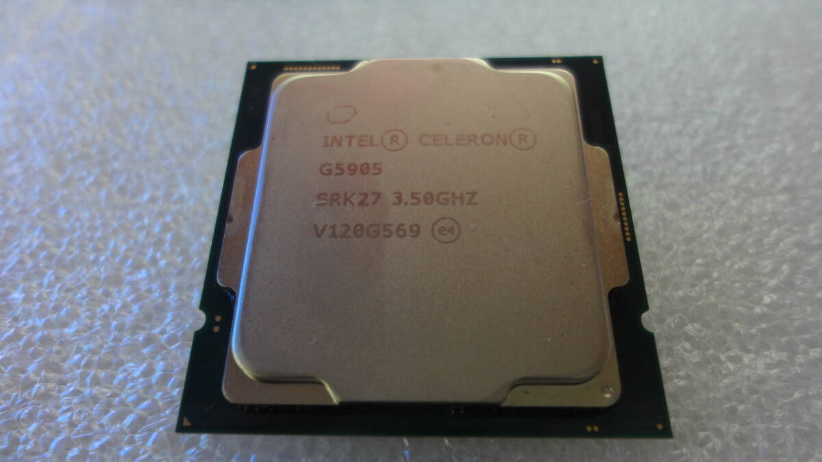 Celeron G5905 Intel CPU LGA1200 socket used operation goods that 6