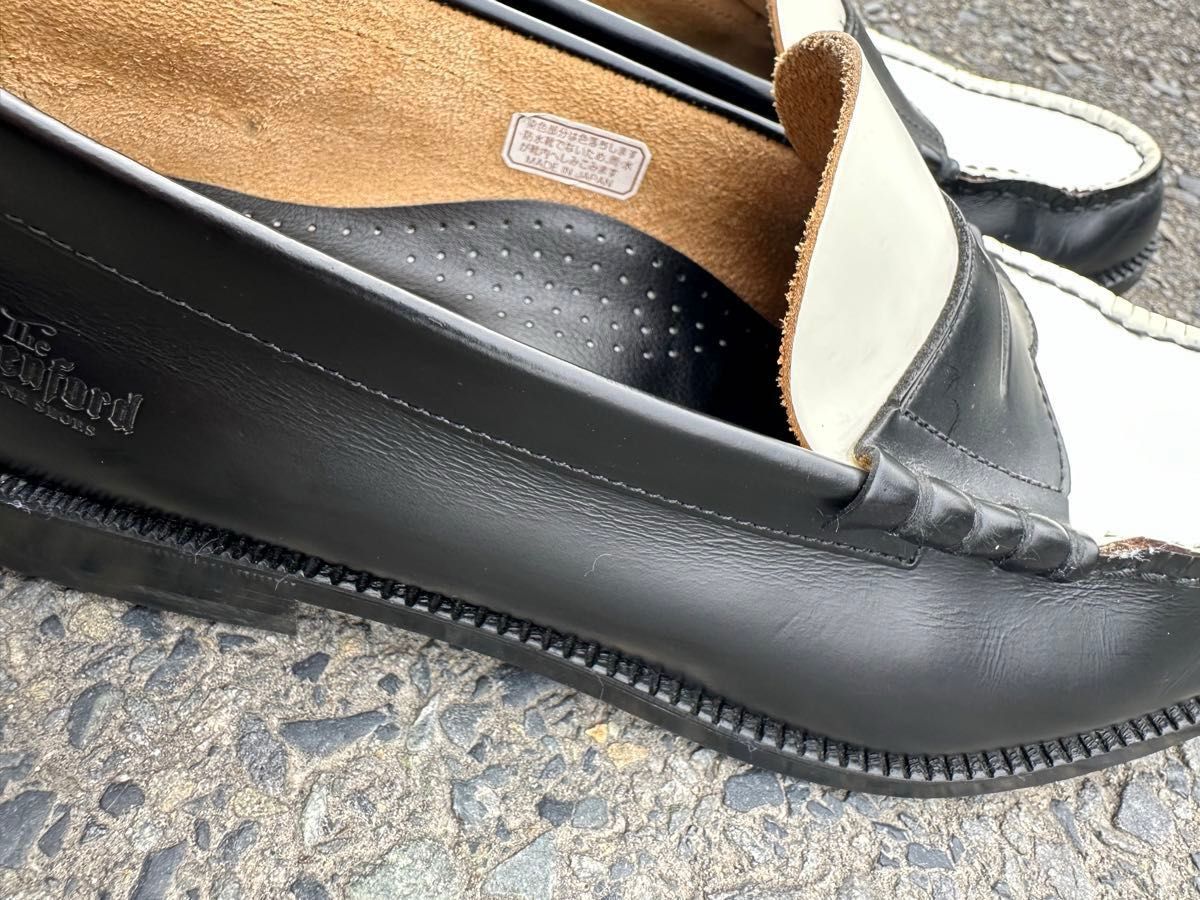 The kenford fineshoes ローファー /BLACK WHITE 靴 白 ブラック ローファー 発表会