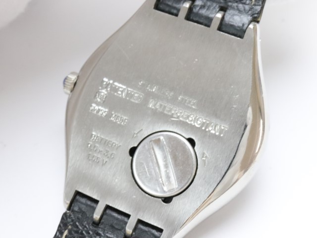 S658T スウォッチ swatch メンズ クオーツ QZ 腕時計 純正ベルト 日付機能_画像6