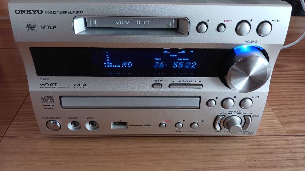 * beautiful goods * ONKYO FR-N7FX CD/MD tuner amplifier system Onkyo player 