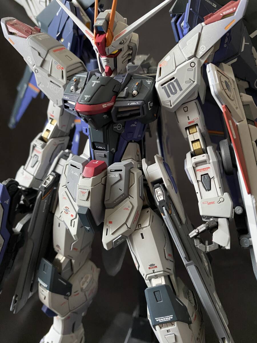 送料無料　難あり品　MG 1/100 フリーダムガンダム ver.2.0 塗装済完成品_画像1