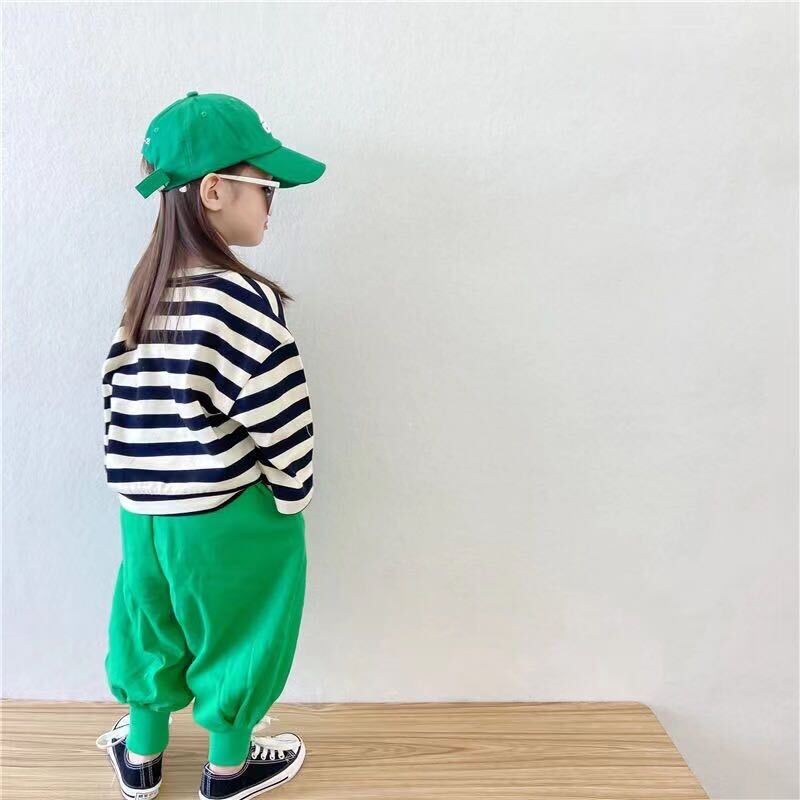 キッズ 子供服 上下セット セットアップ トップス+パンツ 2点セット カジュアル 女の子 春秋 秋 ゆったり 可愛い薄手 KSFB014（2色90-140）_画像3