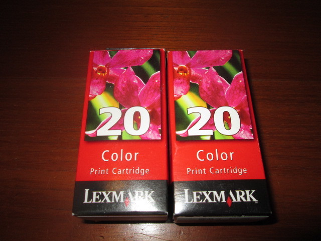 LEXMARK20 2 piece Color Print Cartridge