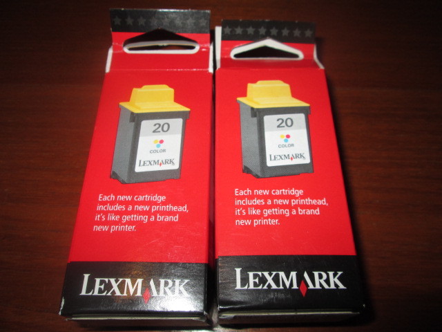 LEXMARK20 2 piece Color Print Cartridge