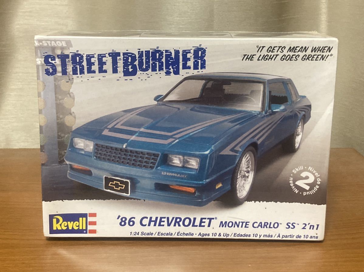 revell 1986 シボレー モンテカルロ SSシュリンク未開封 monogram モノグラム レベル amt mpc 1/24 chevy montecarlo 未組立て_画像1