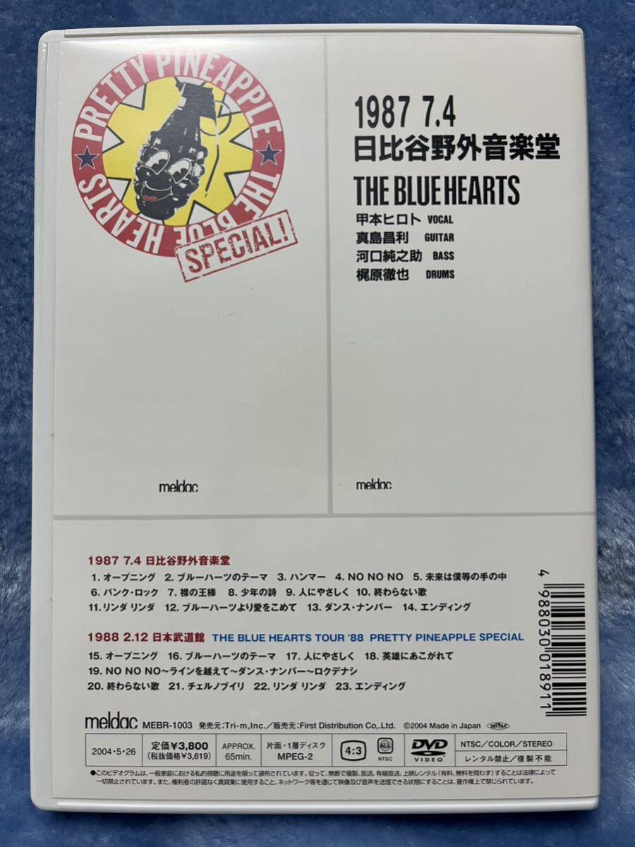 【即決・送料無料】ザ・ブルーハーツ THE BLUE HEARTS LIVE DVD 日本武道館 日比谷 野音 野外音楽堂 甲本ヒロト 真島昌利 ブルハ ライブ_画像2