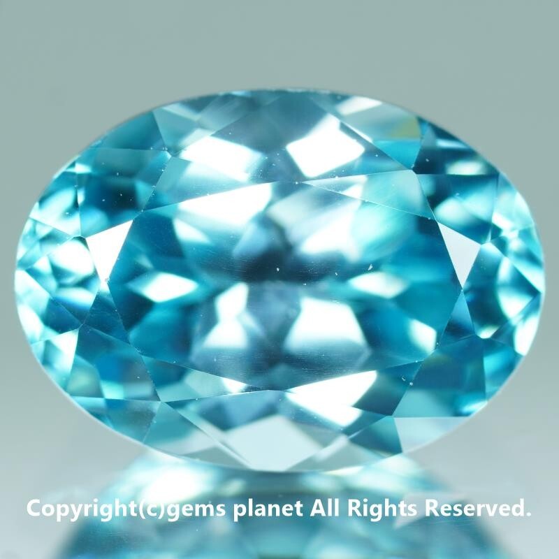 1.60ct blue zircon Cambodia production 512