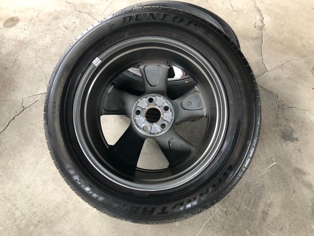 RAV4 純正ホイール タイヤ付き 18インチ 7j+35 PCD114.3 5穴 2本 225/60R18 新車外し_画像3