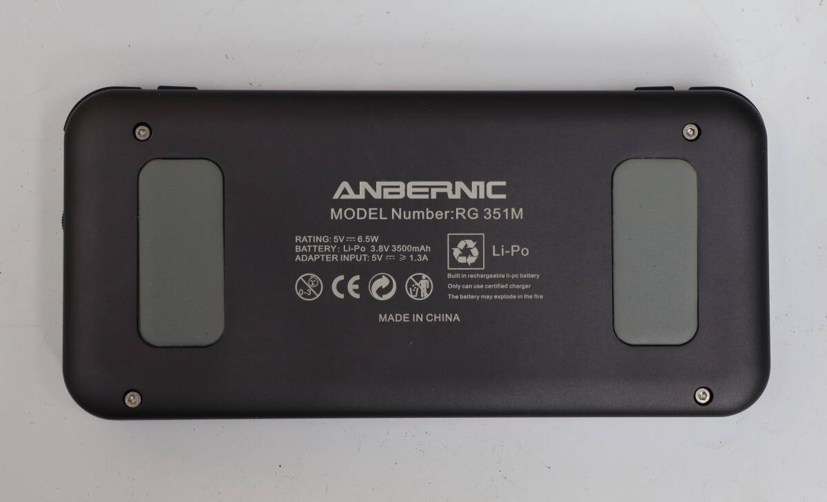 ANBERNIC RG351M black portable game machine body used operation goods 