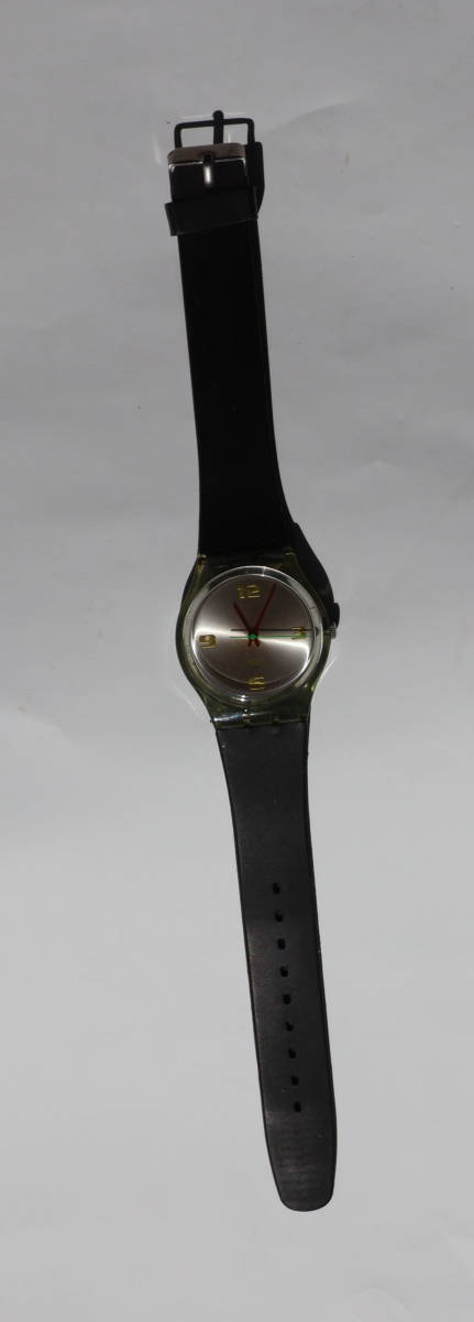 スウォッチ Swatch クォーツ S131 腕時計 スケルトン 中古 動作品の画像2