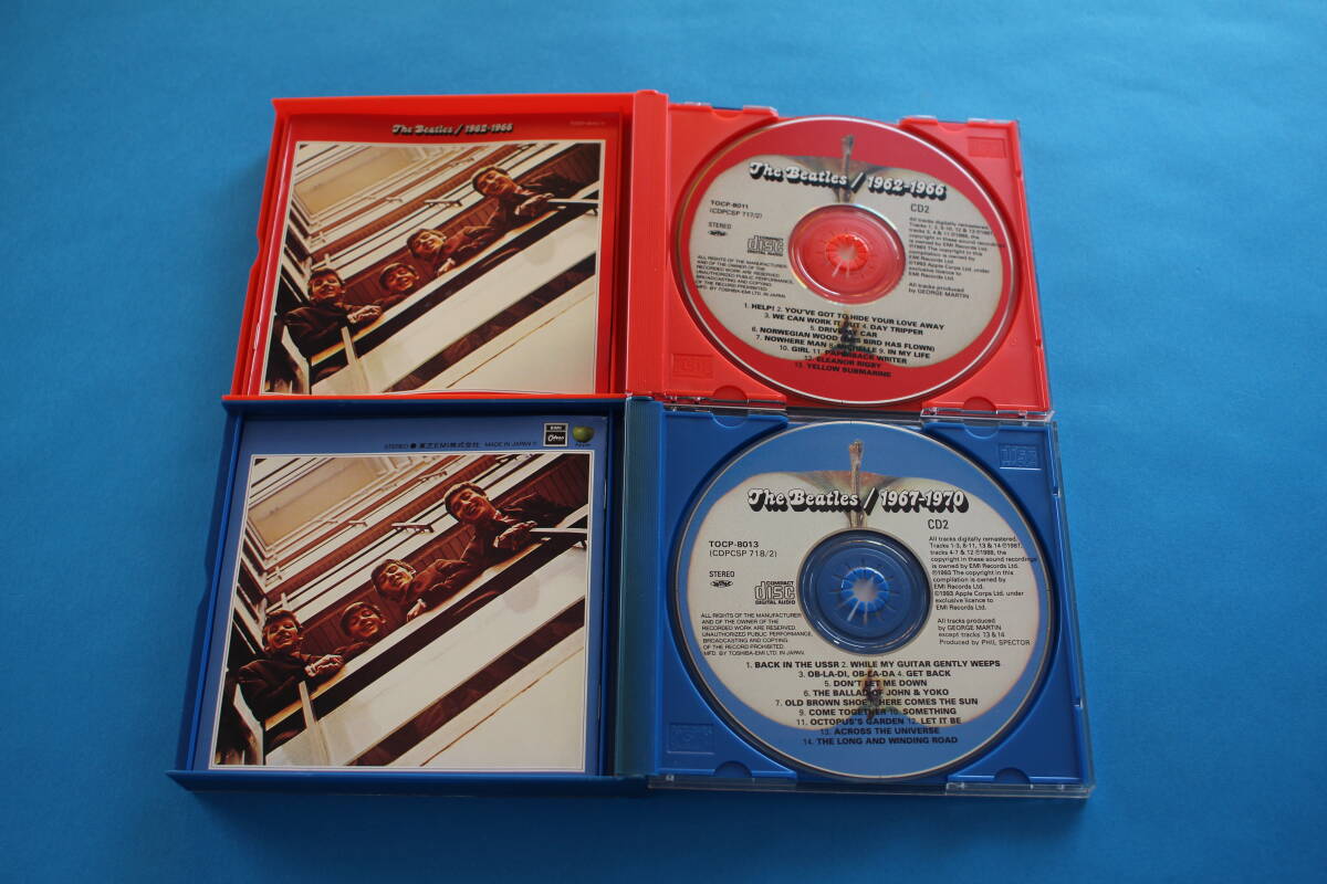 ■送料無料■日本盤■２枚組２セット■ザ・ビートルズ  1962-1966 赤盤 1967-1970 青盤■ビートルズ THE BEATLES■の画像4