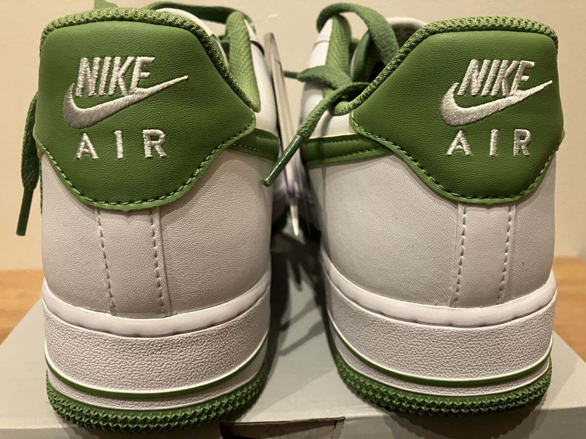 即決28.5cm NIKE AIR FORCE1 LOW07 White/Kermit Greenナイキ エアフォース1 ロー 07 ホワイト/カーミット グリーン 新品国内正規_画像3