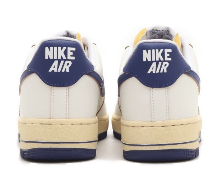 27.5cm NIKE WMNS AIR FORCE 1 '07 Sail Pale Vanilla Gold Suede Deep Royal Blue FQ8103-133 9.5 新品 黒タグ付き ナイキ エアフォース1_画像5