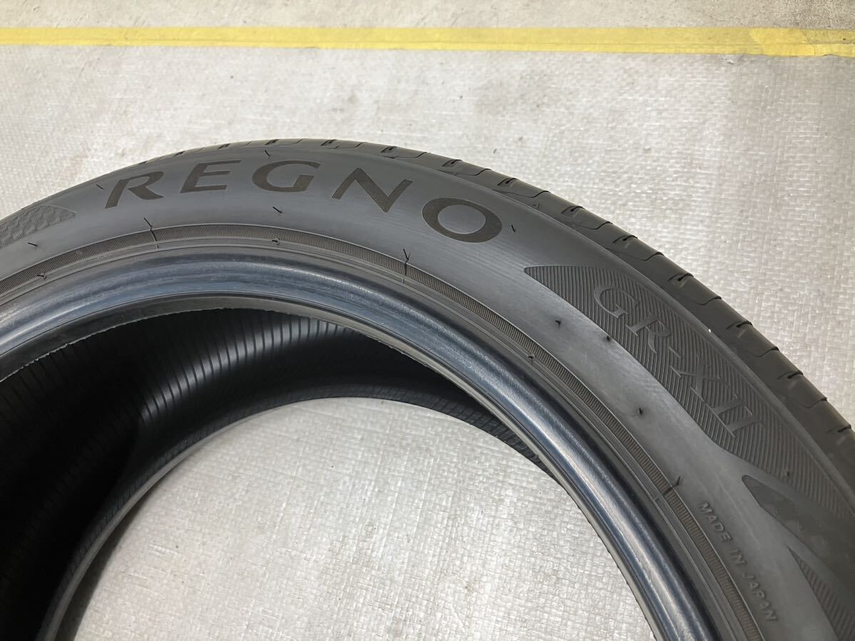 送料無料 バリ溝 2022年製 ブリヂストン レグノ GR-XⅡ 245/45R19 BRIDGESTONE REGNO レクサス LS460 LS600h アルファード エルグランド Bの画像3