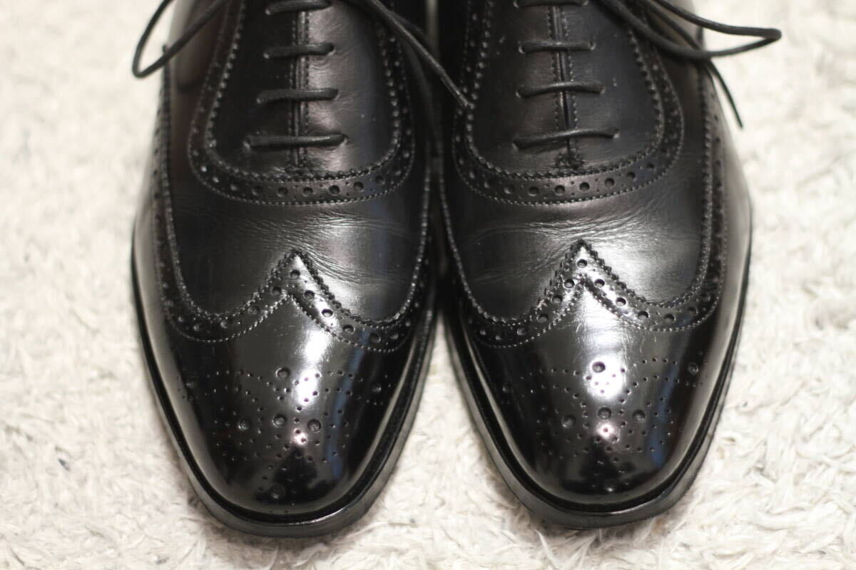 【Crockett & Jones製】Lloyd Footwear フルブローグ 5.5E(ロイド フットウェア マスターロイド クロケット ジョーンズ ウィングチップ)_画像2