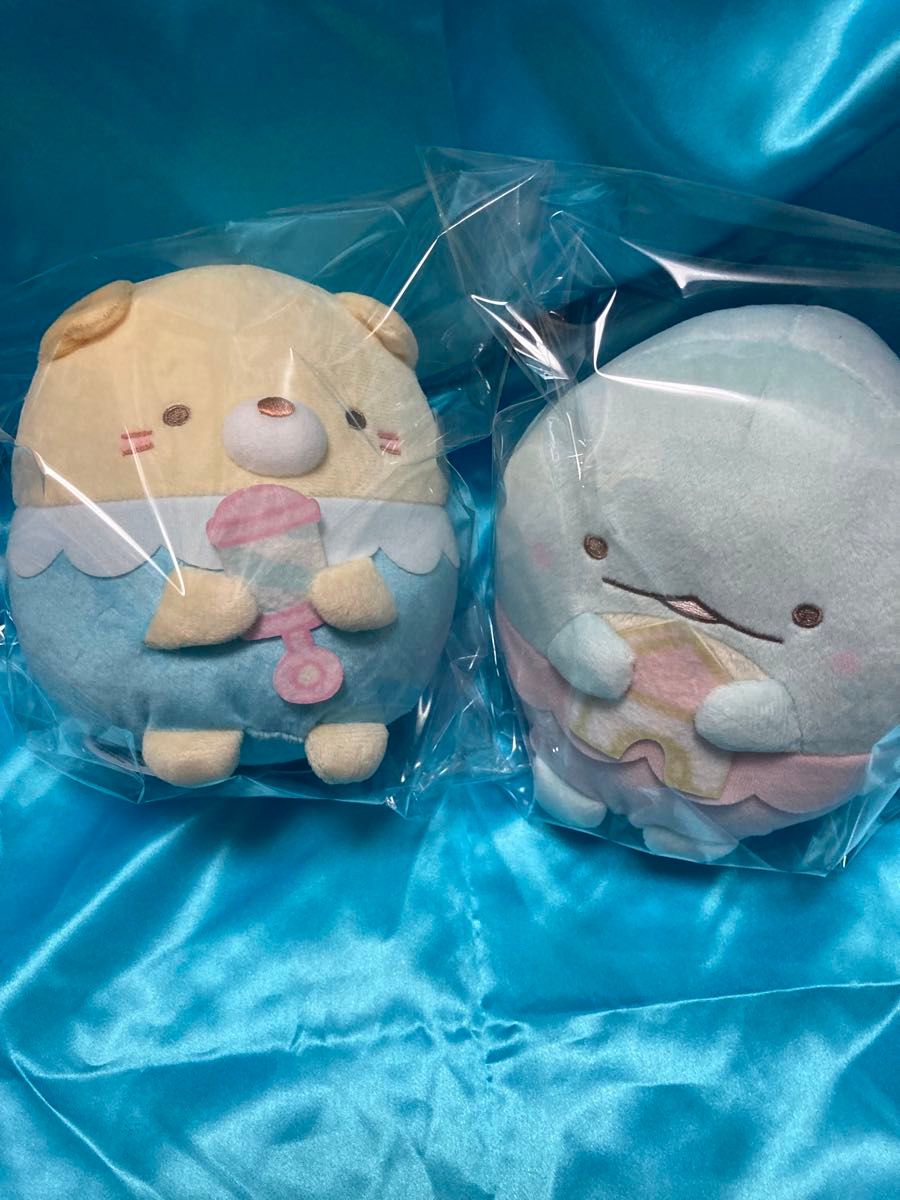 すみっコぐらし　光る　鳴る　おままごとセット　たぴおかパーク　おもちゃセット　とかげ　ねこ　ベビー　ぬいぐるみ