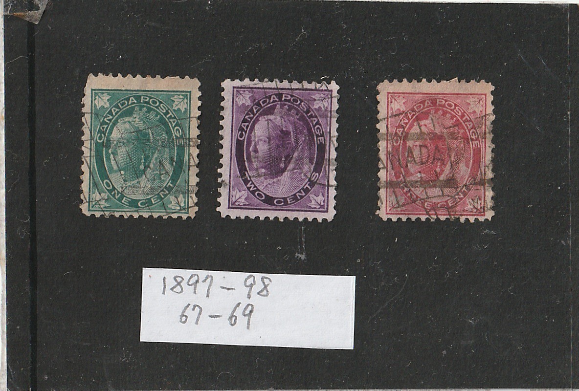  Canada Classic normal 1897-1902 year used ( Scott # 74 only unused )