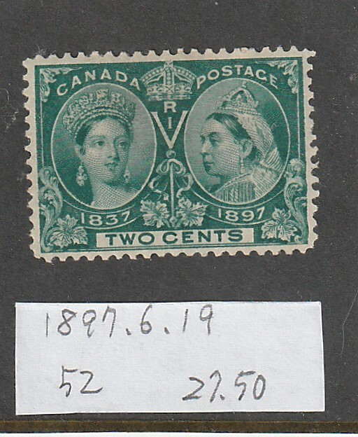  Canada Classic normal 1897 year 6 month 19 day unused VLH