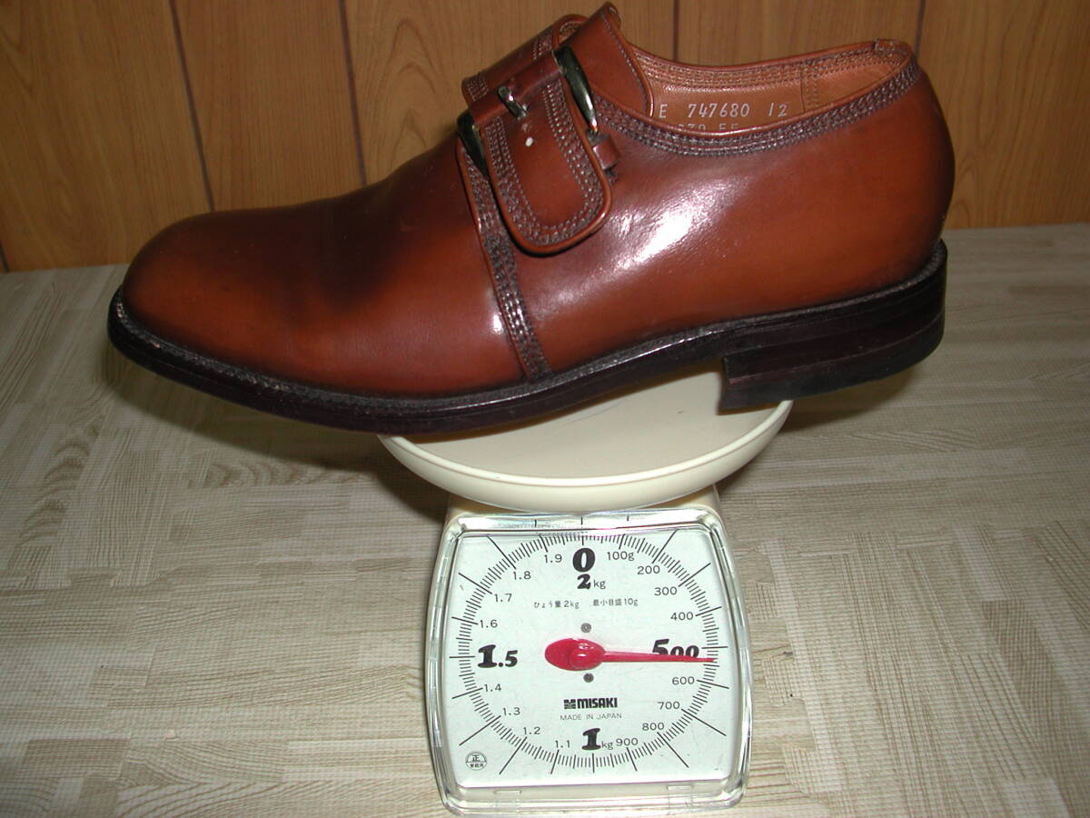 超美品 FLORSHEIM IMPERIAL フローシャイムインペリアル ドレスビジネスシューズ　サイズ8E（約26.0cm) USAアメリカ製 茶色 本革 革靴 _画像10