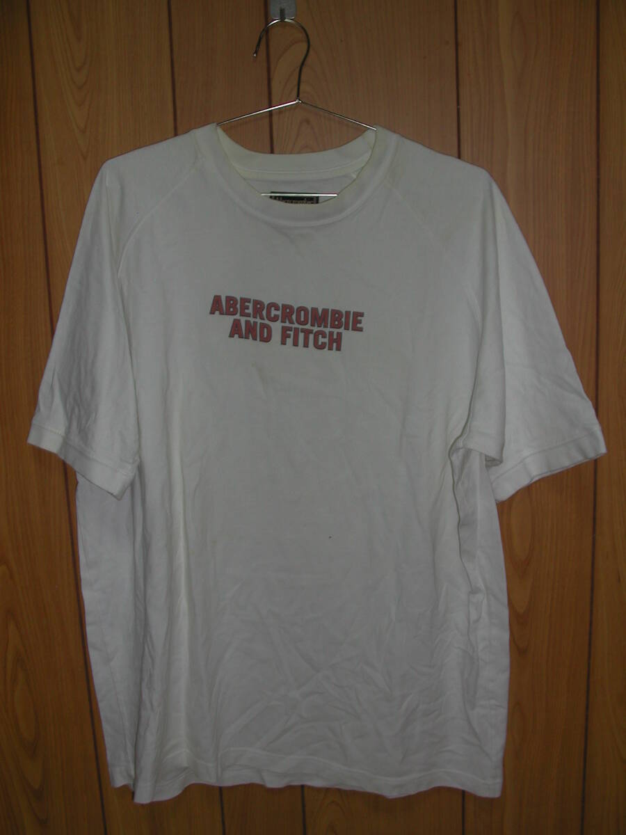 古着　アバクロ　Abercrombie&Fitch Tシャツ コスタリカジャコ島ビーチ柄 北マリアナ諸島製（USAアメリカ米国自治連邦区コモンウェルス）